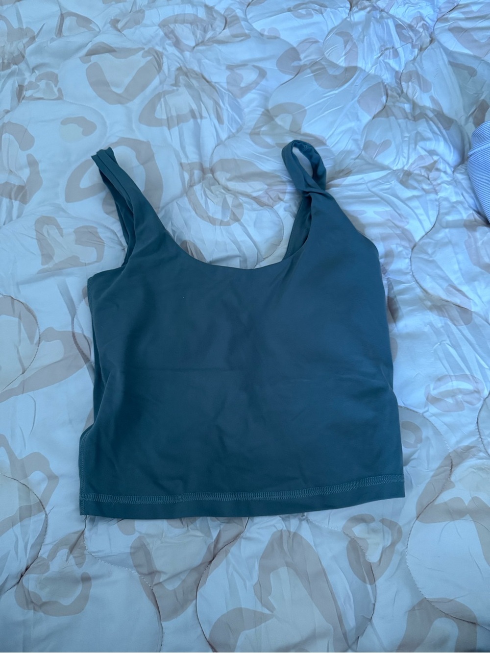 Avia Teal Scoop Neck Tank